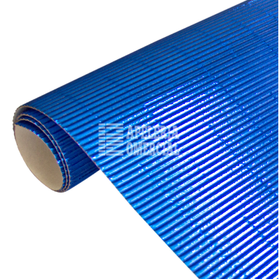 CARTULINA CORRUGADA METALICA DE 54X77 CMS. C. AZUL